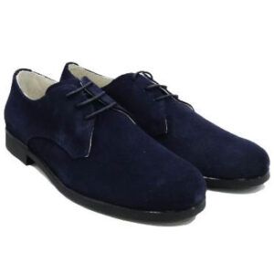 zapato cordon serraje marino