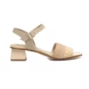 Sandalia mujer trenzada beige marlinna