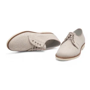 Blucher comunion niño lino beige_(2)