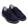 Zapato niño blucher ante marino.