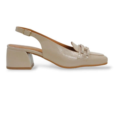 Zapato destalonado Daniela Vega beige 2385 - Imagen 3