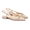 Zapato destalonado mujer Martinelli melania color beige.