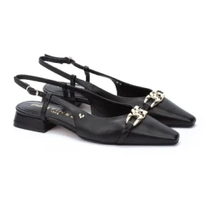 Zapato destalonado mujer Martinelli melania color negro.