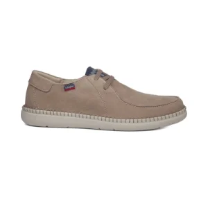 Zapatode hombre marca callaghan color taupe modelo 57600.