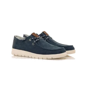 Zapato hombre marca Mustang azul modelo 84335.