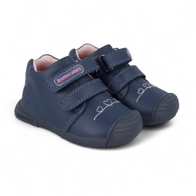 Biomecanics bota niña respetuosa modelo 241106 color azul.