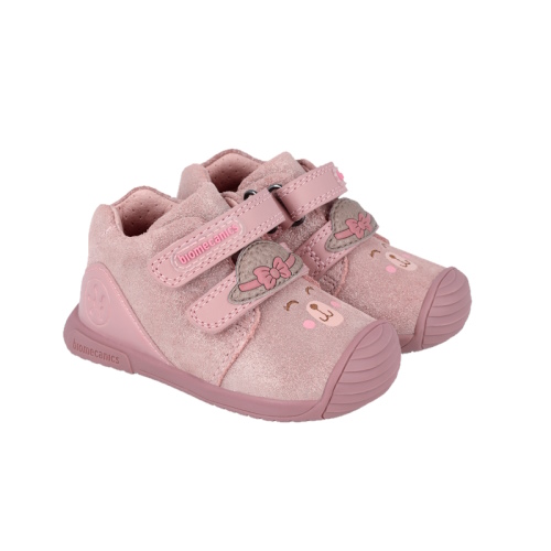 Biomecanics bota niña respetuosa modelo 241107 color rosa.