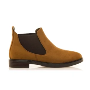 Botin mujer Mariamare plano camel Laion.