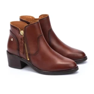 Botin mujer Pikolinos Bacarot cognac W2D 8674.