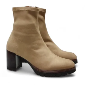 Botin mujer viguera licra beige 8360.
