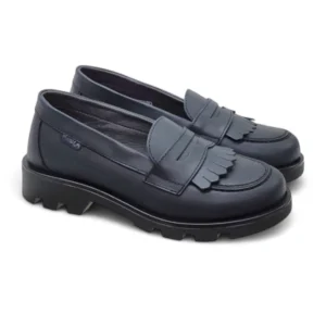Zapato colegial niña pablosky 861720 color azul marino.