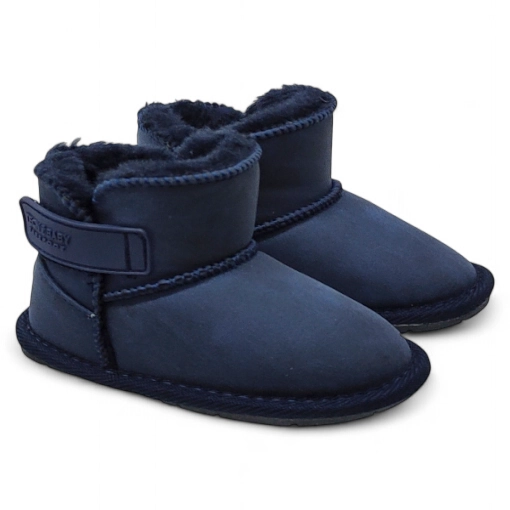 Bota conguitos tecnobaby barefoot australiana color azul marino