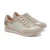 Zapatilla sneaker mujer marca callaghan modelo 87119 color beige.