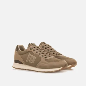 Zapatilla deportiva hombre marca mustang color beige modelo 84755.