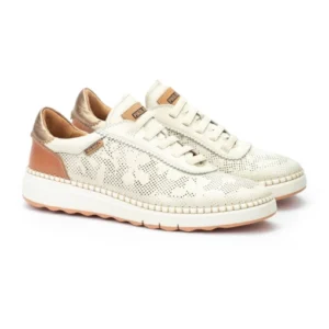 Zapatilla deportiva mujer marca Pikolinos modelo Arenas W0C 6621C1 color nata.
