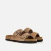 Sandalia bio hombre marca mustang color beige modelo 84716.