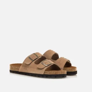 Sandalia bio hombre marca mustang color beige modelo 84716.