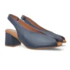 Zapato mujer comodo destalonado D'chicas azul modelo 5415.