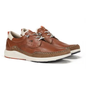 Zapato nautico hombre marca Fluchos modelo F1986 color cuero.