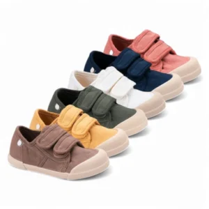 Zapatilla igor barefoot lona velcro.