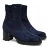 Par botines Viguera 8323 mujer licra azul marino tacón medio cómodos.