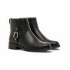 Par de botines de mujer Mariamare 63611 negros con hebilla.