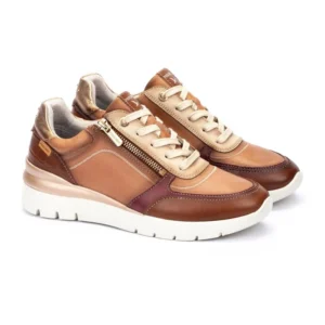 deportivo mujer pikolinos cantabria terracota cordones casual elegante