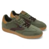 Zapatillas casual Mntg unisex verde y marrón con dobles cordones en diferentes colores