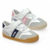 Zapatillas respetuosas Mustang Free Baby 49060 de bebé niño azul y niña rosa, calzado barefoot para primeros pasos.