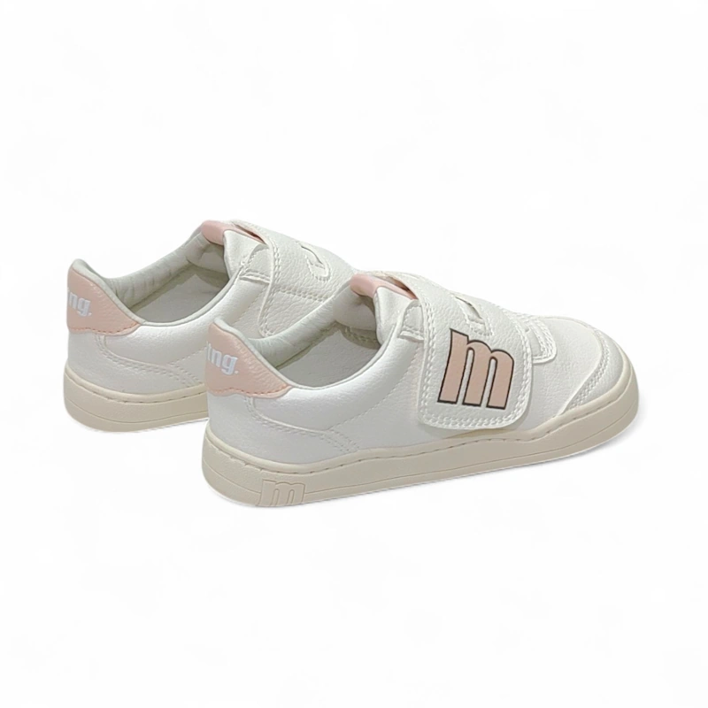 Zapatilla mustang kids free blanco logo color - Imagen 4