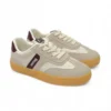 Zapatilla Mustang 48997 c58535 niño beige burdeos suela caramelo