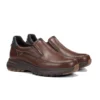 Zapato mocasín Fluchos F2064 hombre color cuero de piel cómoda y suela ancha.