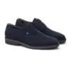 Zapato de vestir para hombre Martinelli Watford en ante azul marino con cordones