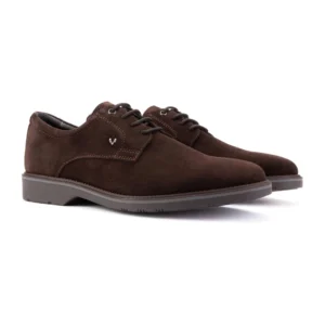 Zapato de vestir para hombre Martinelli Watford en ante marrón con cordones