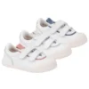 Deportiva Igor barefoot modelo Berlin blanco, jeans y rosa, vista comparativa