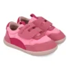 zapatillas Garvalin barefoot para niña en color rosa.
