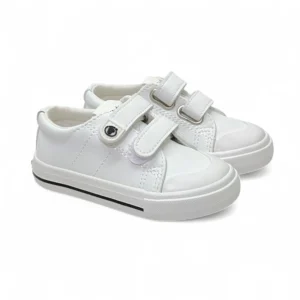 Zapatillas respetuosas Tecnobaby Conguitos 500019 para bebé en color blanco.