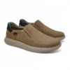 Zapatos slip-on Callaghan beige de piel nobuck para hombre