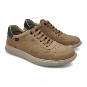 Zapatos de hombre Callaghan 61802 color taupe con tecnología Adaptaction y cordones.
