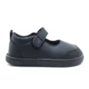 Zapato colegial niña mercedita barefoot Blanditos Xhipo azul marino con cierre de velcro