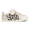 Zapatilla barefoot Conguitos Tecnobaby leopardo 516026 charol beige.